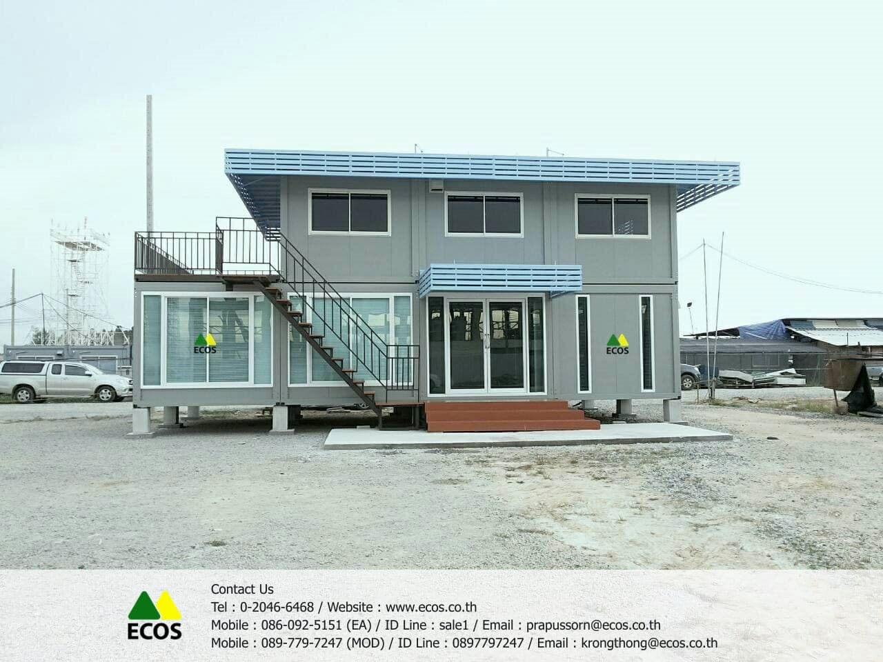 ผลงานติดตั้งบ้านพักคนงานสำเร็จรูป