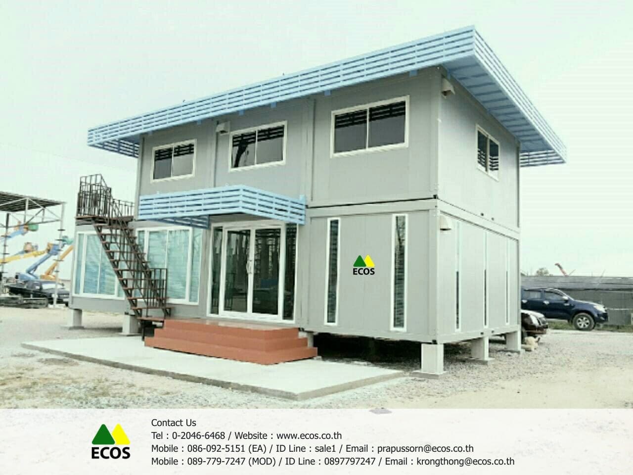 ผลงานติดตั้งบ้านพักคนงานสำเร็จรูป