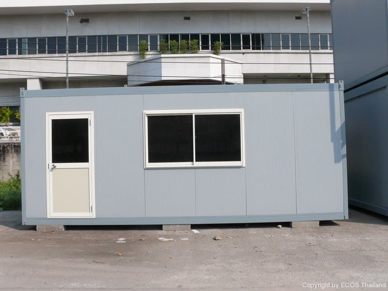 ตู้สำนักงานสำเร็จรูป P-House ติดตั้งหน้างาน
